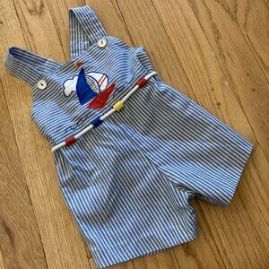 Vintage Tiny Tots Sailboat Romper